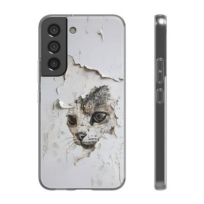 Vhils inspired Cat Phone Case | iPhone / Samsung