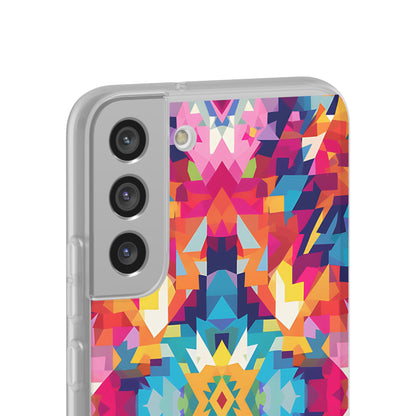 Maya Hayuk  inspired bold, colourful  pattern Phone Case