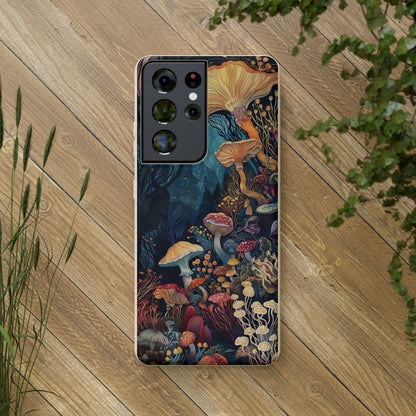 Mushroom Forest Biodegradable Phone Case | iPhone / Samsung