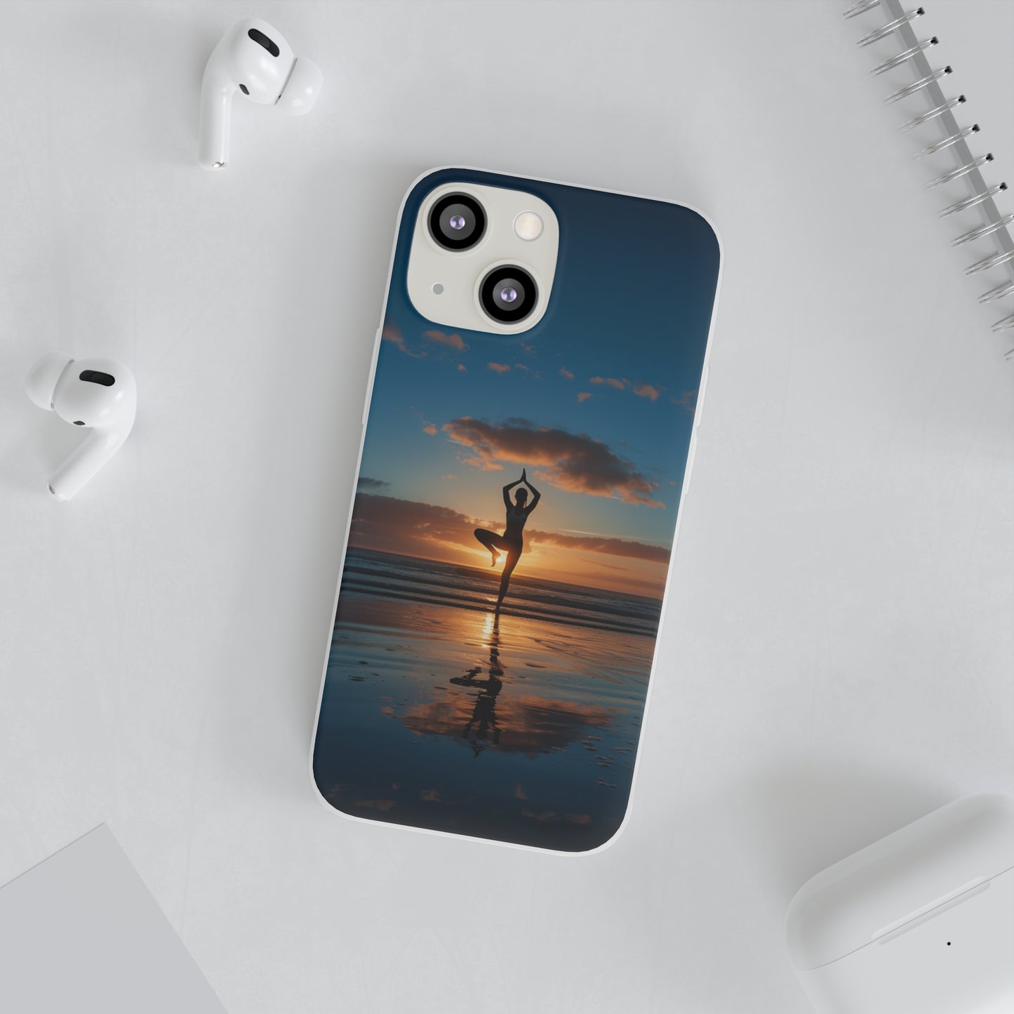 Yoga on the beach Phone Case | iPhone / Samsung