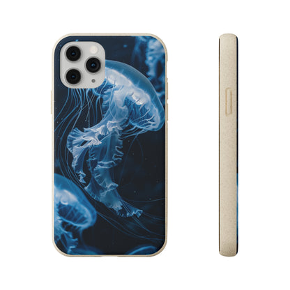 Deep Ocean Jellyfish Biodegradable Phone Case | iPhone / Samsung