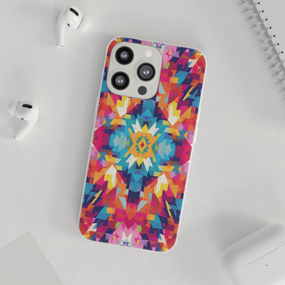 Maya Hayuk  inspired bold, colourful  pattern Phone Case