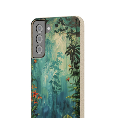 Rain Forest Clearing Scene Biodegradable Phone Case | iPhone / Samsung