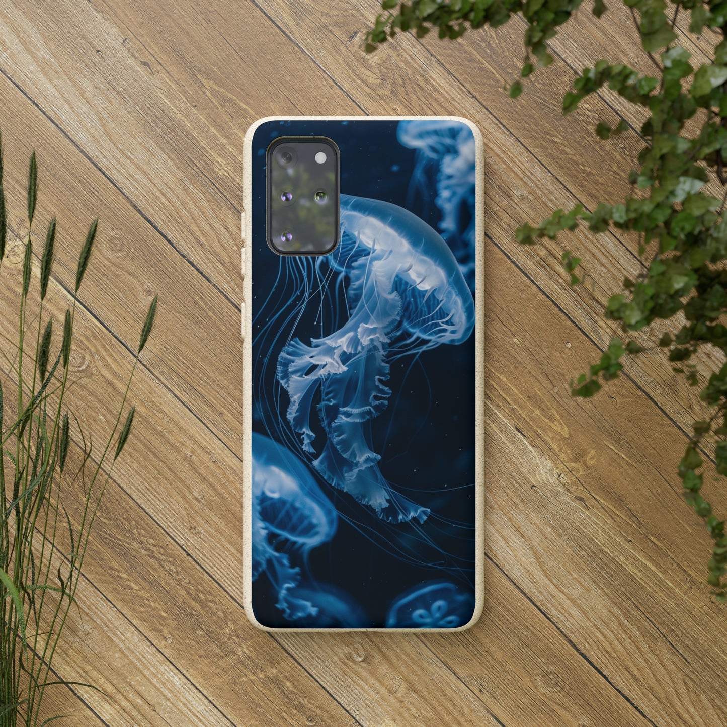 Deep Ocean Jellyfish Biodegradable Phone Case | iPhone / Samsung