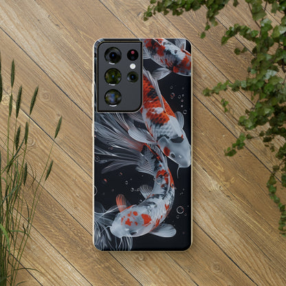 Realistic Koi Fish Biodegradable Phone Case | iPhone / Samsung