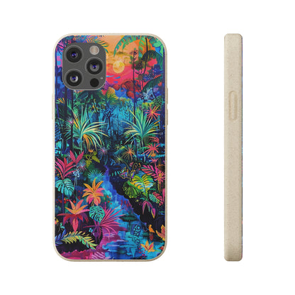 Colourful Rain Forest Biodegradable Phone Case | iPhone / Samsung