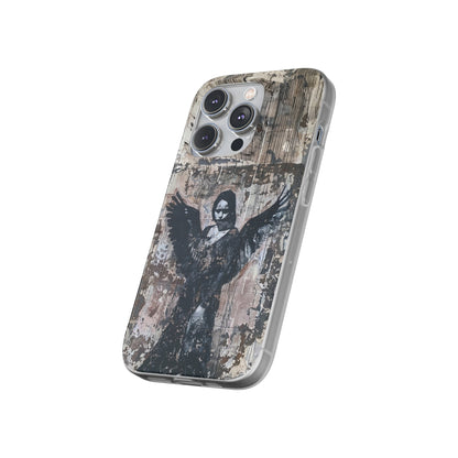 Vhils inspired Gothic Dark Angel Phone Case