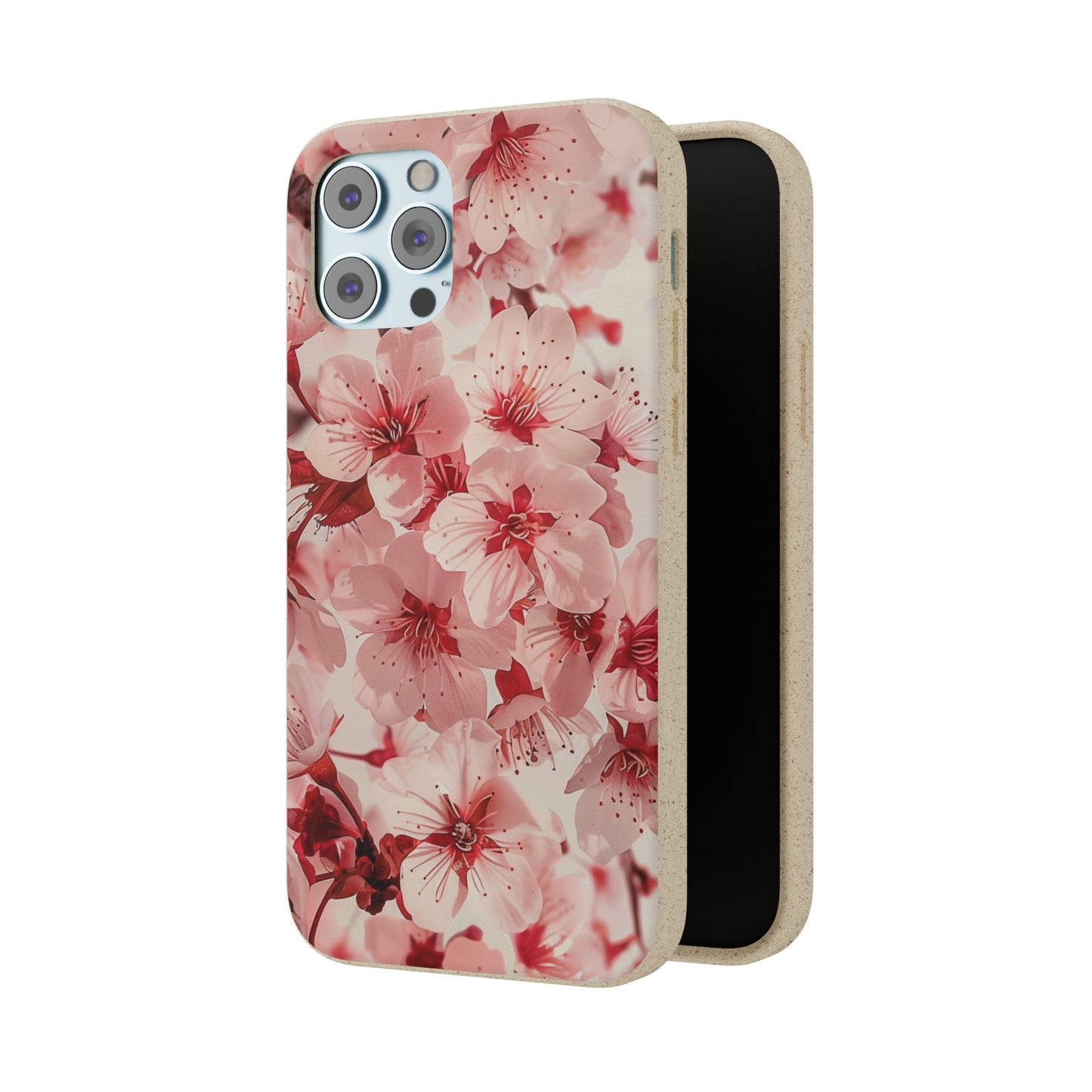 Pink Flowers Biodegradable Phone Case | iPhone / Samsung