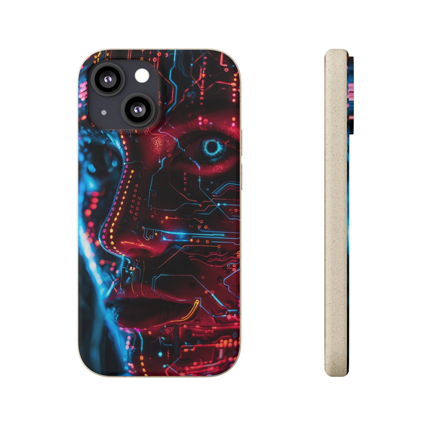 Cyberpunk woman Biodegradable Phone Case | iPhone / Samsung