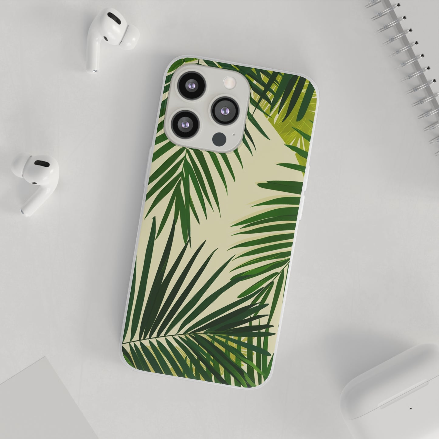 Green Leaves Pattern Phone Case | iPhone / Samsung