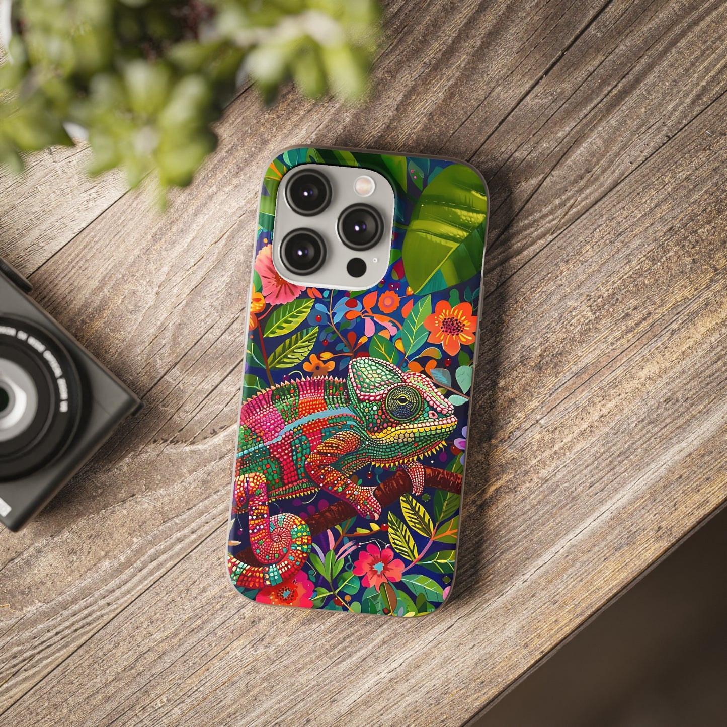 chamelion bold, bright Phone Case