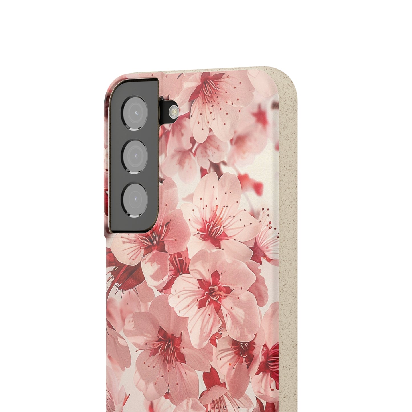 Pink Flowers Biodegradable Phone Case | iPhone / Samsung