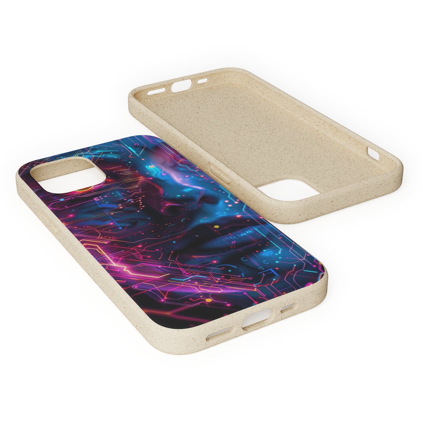 Cyberpunk woman Biodegradable Phone Case | iPhone / Samsung