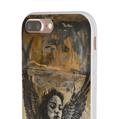 Vhils inspired Gothic Woman Phone Case