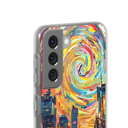 Van Gogh inspired City scene | iPhone/Samsung | Slimline Phone Case