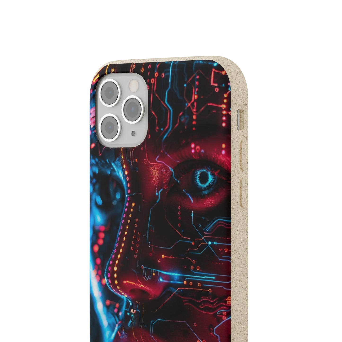 Cyberpunk woman Biodegradable Phone Case | iPhone / Samsung