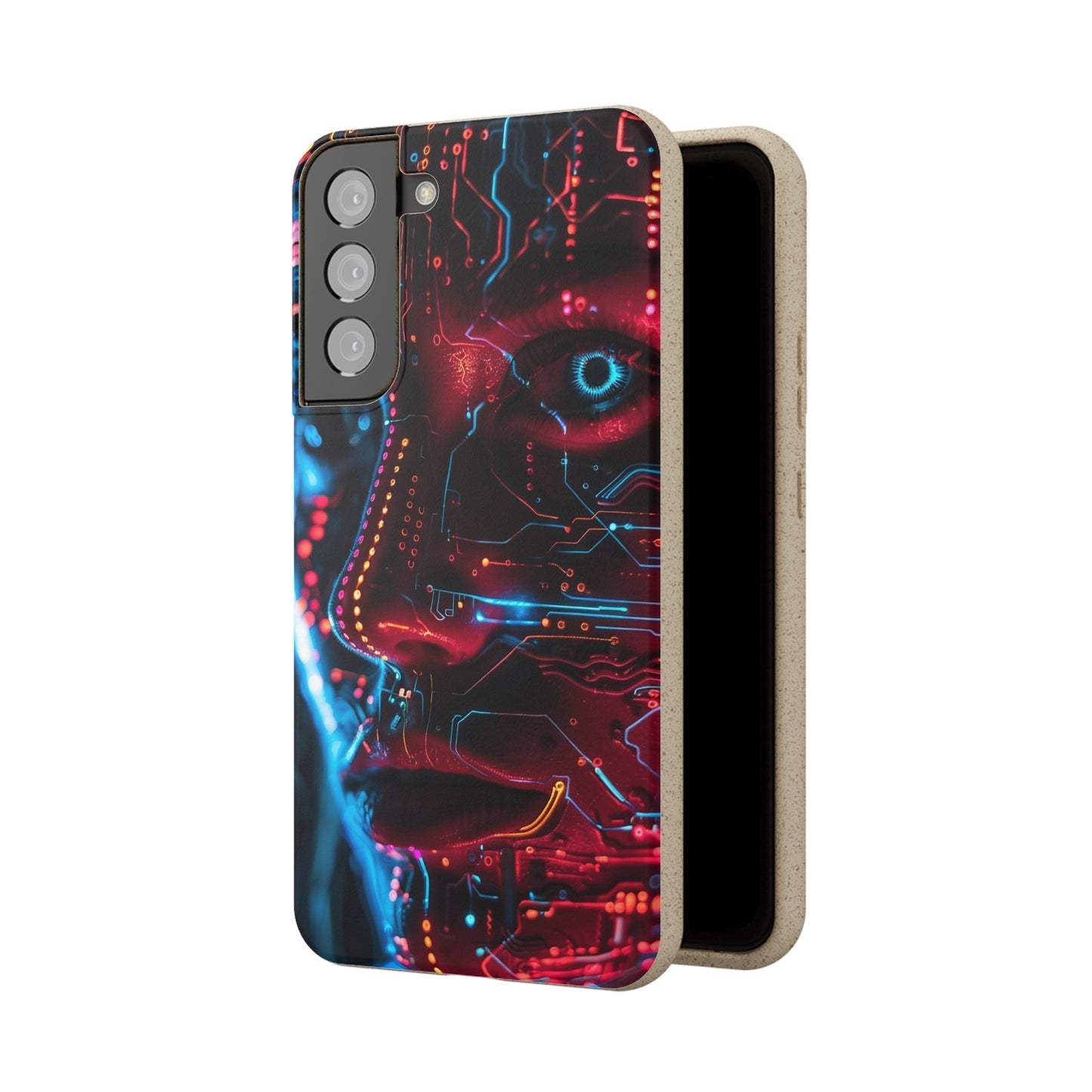 Cyberpunk woman Biodegradable Phone Case | iPhone / Samsung