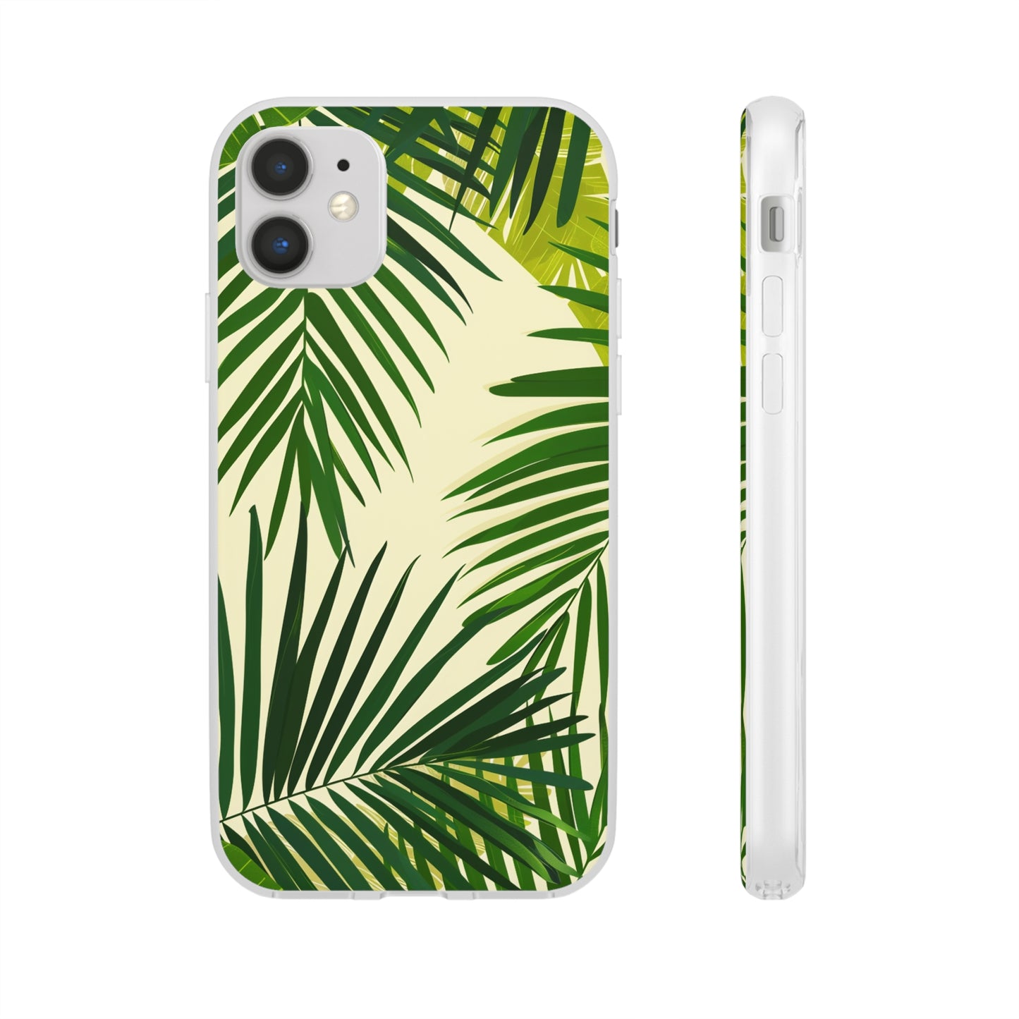 Green Leaves Pattern Phone Case | iPhone / Samsung