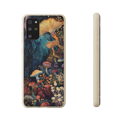 Mushroom Forest Biodegradable Phone Case | iPhone / Samsung