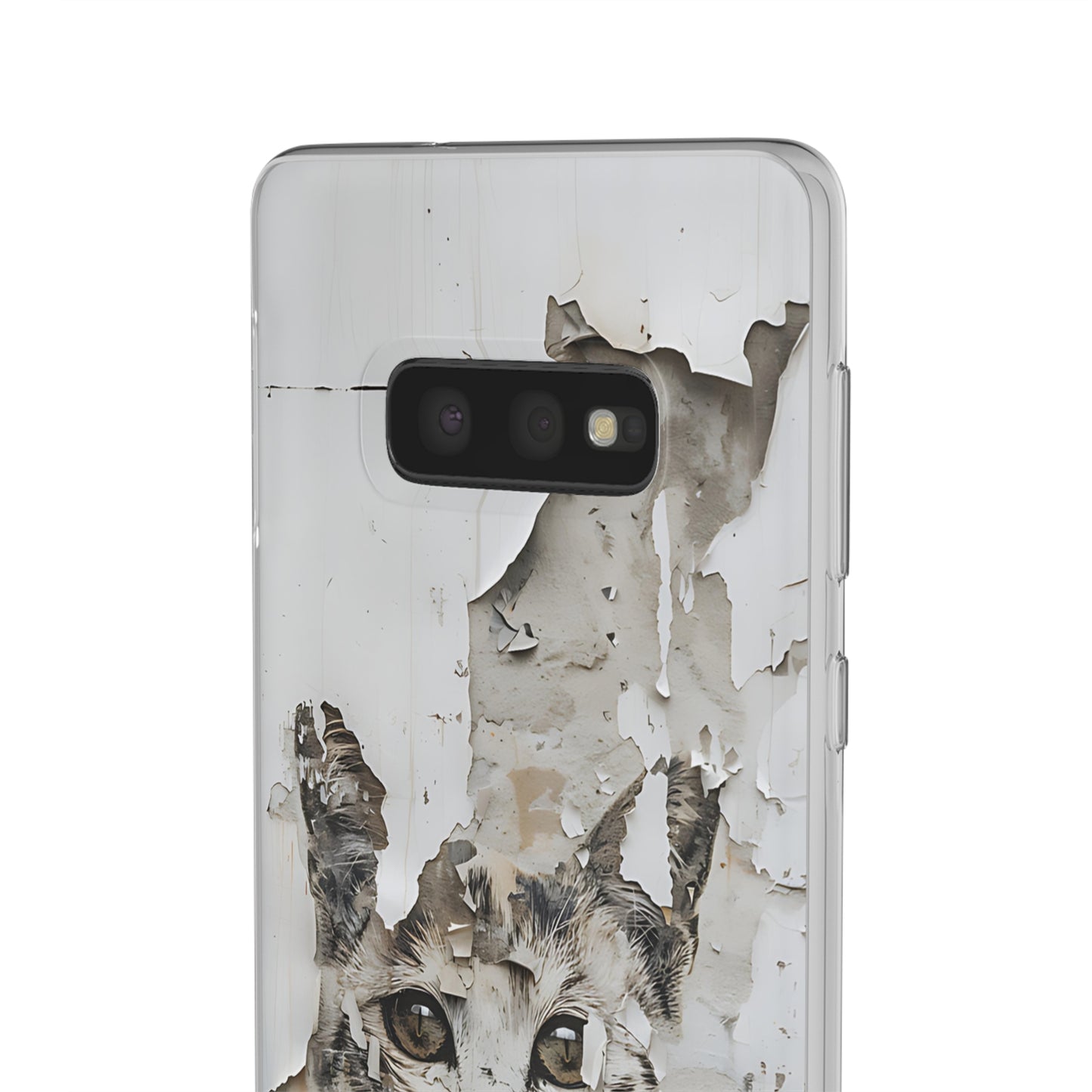 Vhils inspired grafitti Cat Phone Case