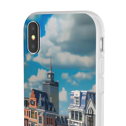 Lego style street scene protective phone case