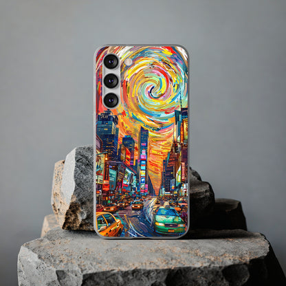 Van Gogh inspired City scene | iPhone/Samsung | Slimline Phone Case