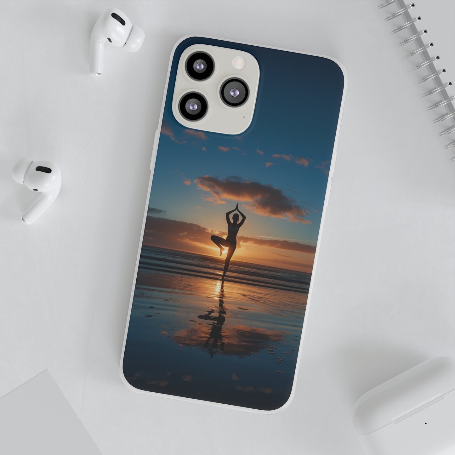 Yoga on the beach Phone Case | iPhone / Samsung