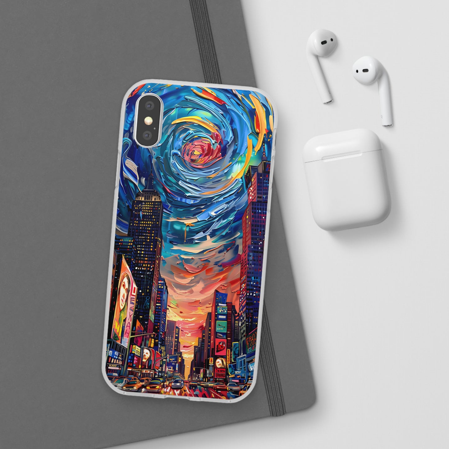 Van Gogh inspired City scene | iPhone/Samsung | Slimline Phone Case