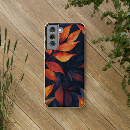 Autumnal Leaves Biodegradable Phone Case | iPhone / Samsung