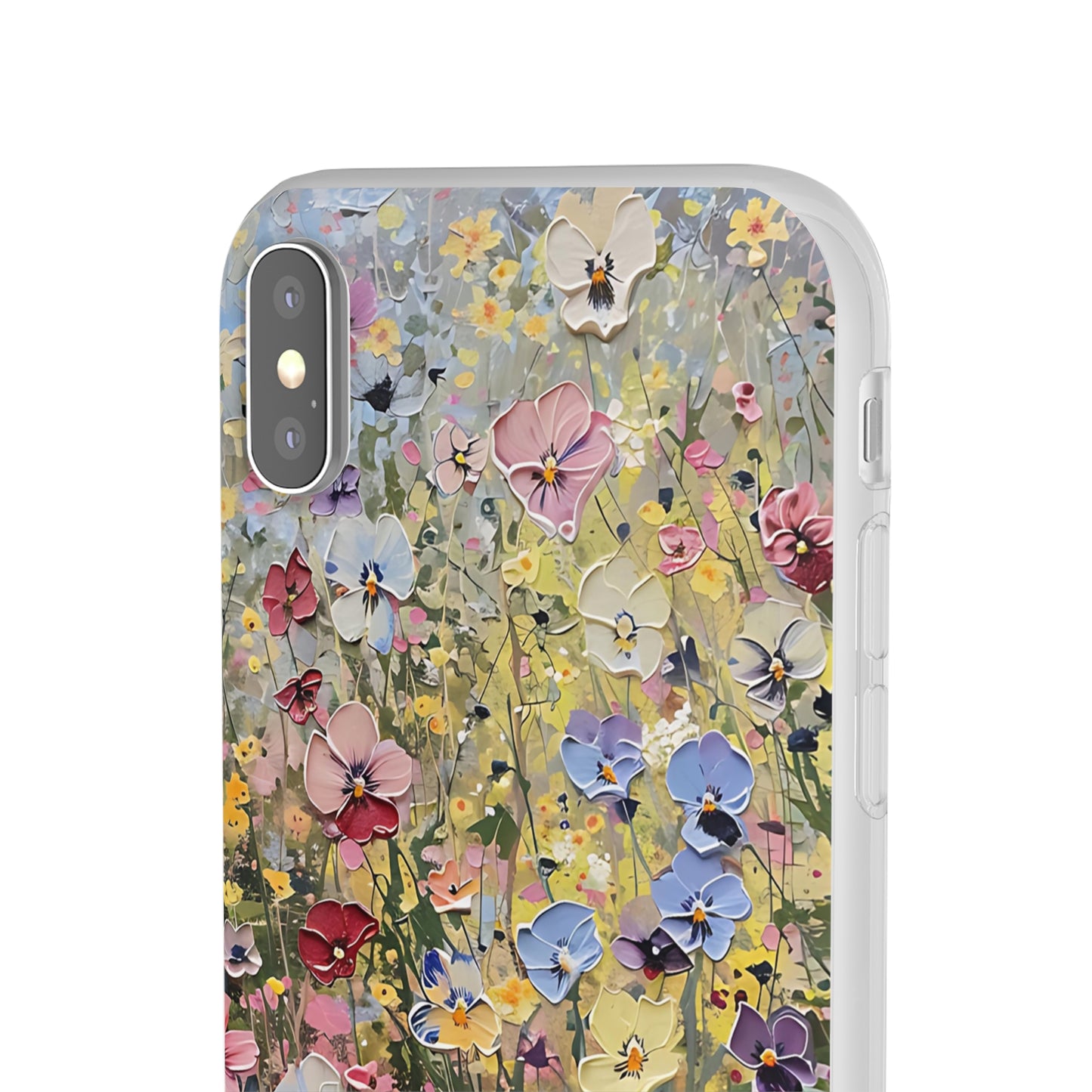 Damien Hirst Inspired Oil on Canvas Flowers | iPhone/Samsung | Slimline Phone Case