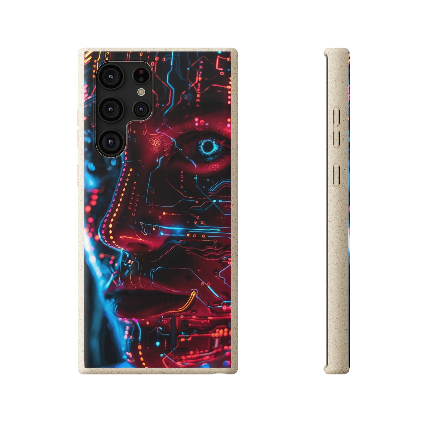 Cyberpunk woman Biodegradable Phone Case | iPhone / Samsung