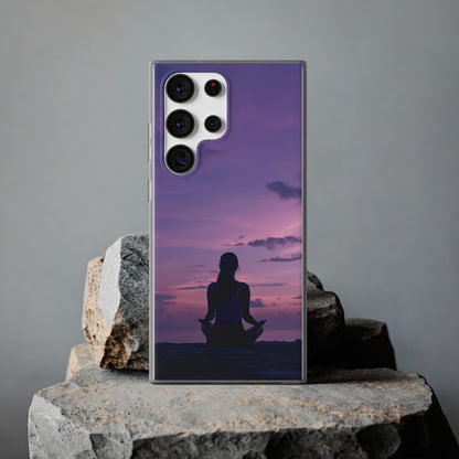 Yoga on the beach Phone Case | iPhone / Samsung