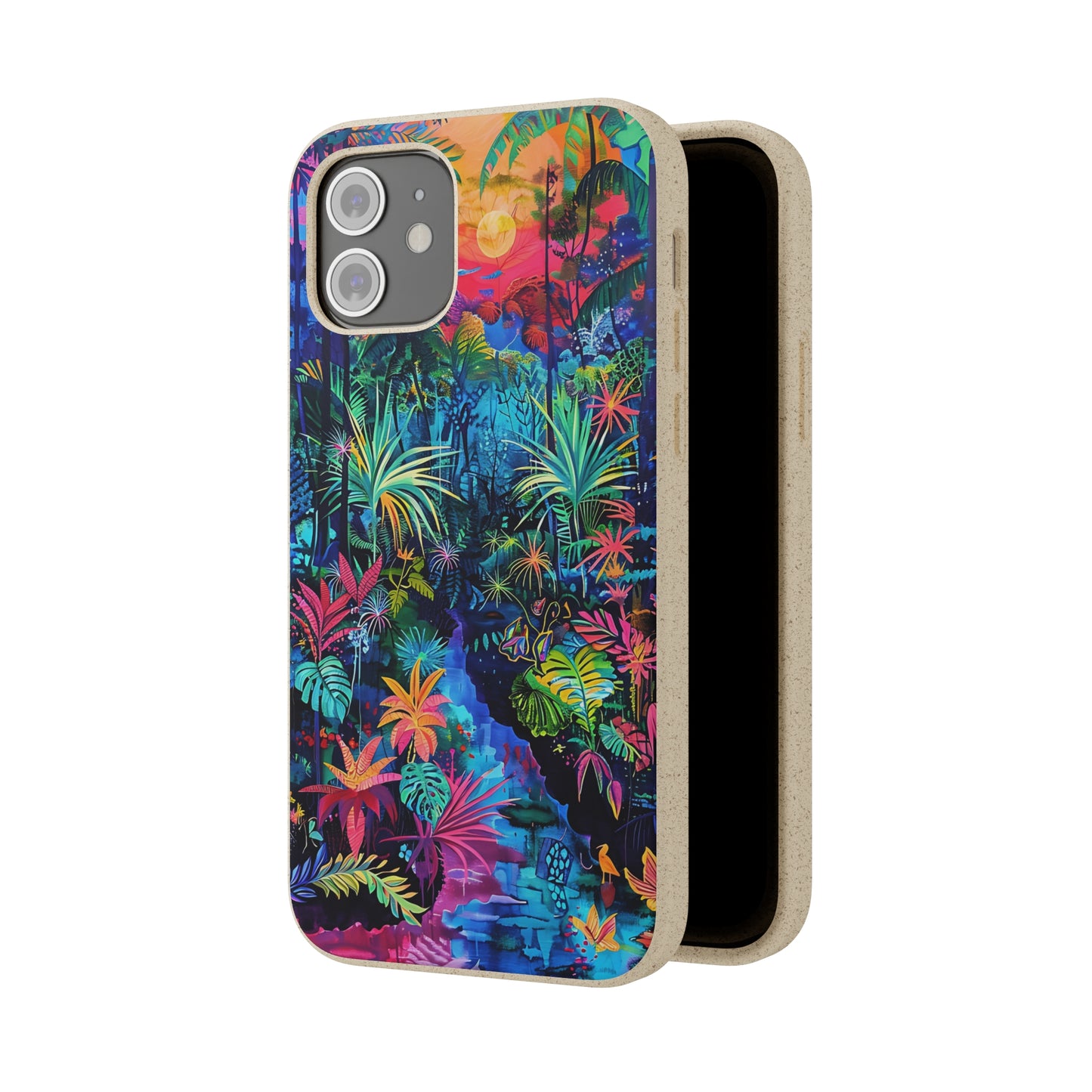 Colourful Rain Forest Biodegradable Phone Case | iPhone / Samsung