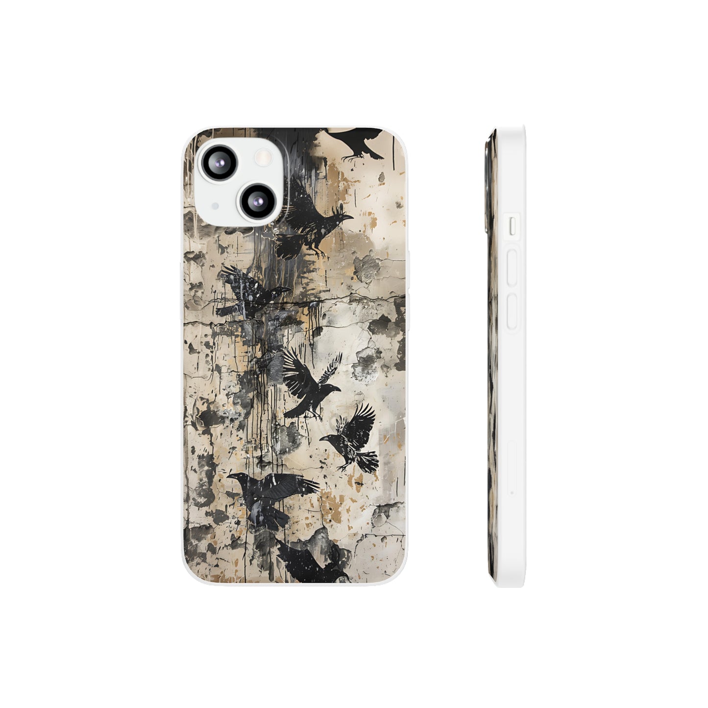 Vhils inspired birds Phone Case