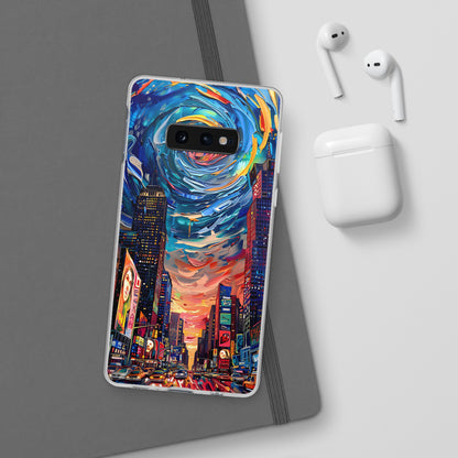 Van Gogh inspired City scene | iPhone/Samsung | Slimline Phone Case