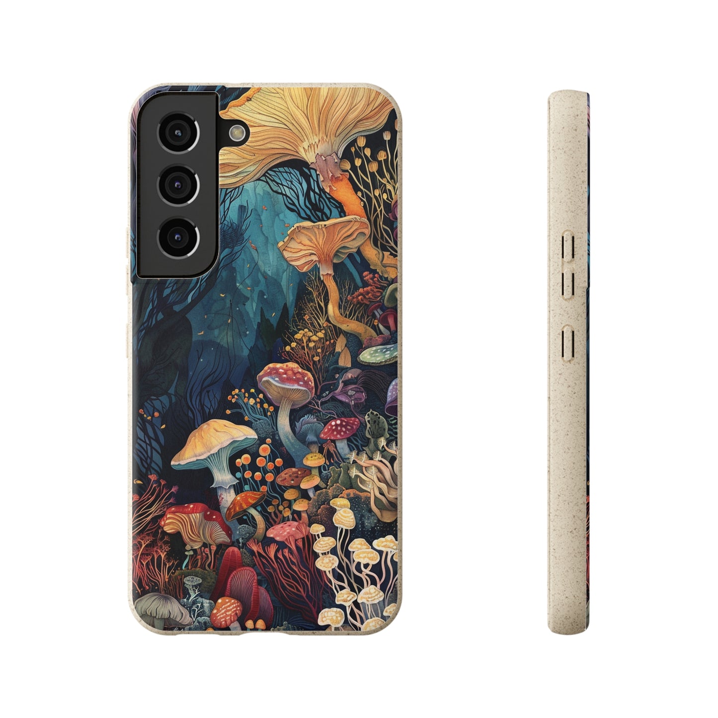 Mushroom Forest Biodegradable Phone Case | iPhone / Samsung