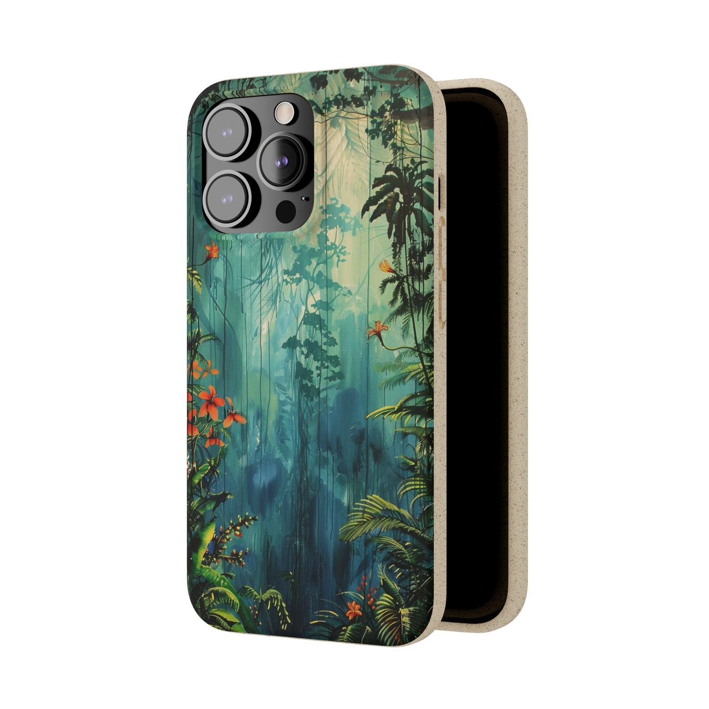 Rain Forest Clearing Scene Biodegradable Phone Case | iPhone / Samsung