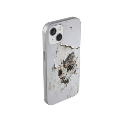 Vhils inspired Cat Phone Case | iPhone / Samsung