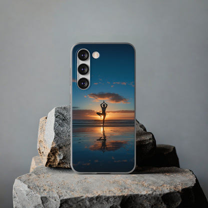 Yoga on the beach Phone Case | iPhone / Samsung