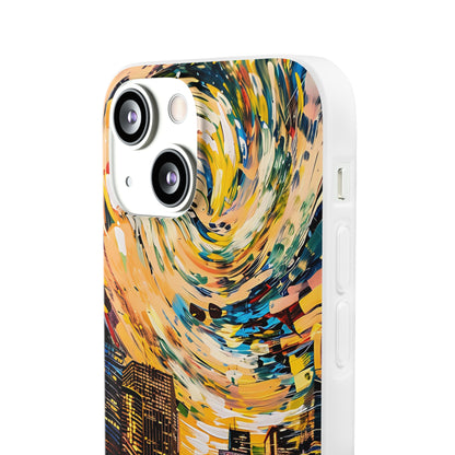 Van Gogh inspired City scene | iPhone/Samsung | Slimline Phone Case