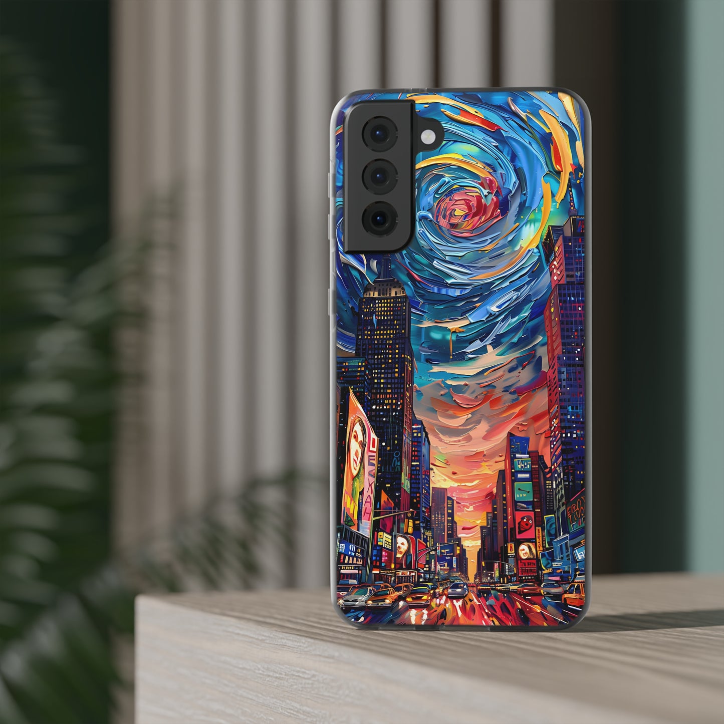 Van Gogh inspired City scene | iPhone/Samsung | Slimline Phone Case