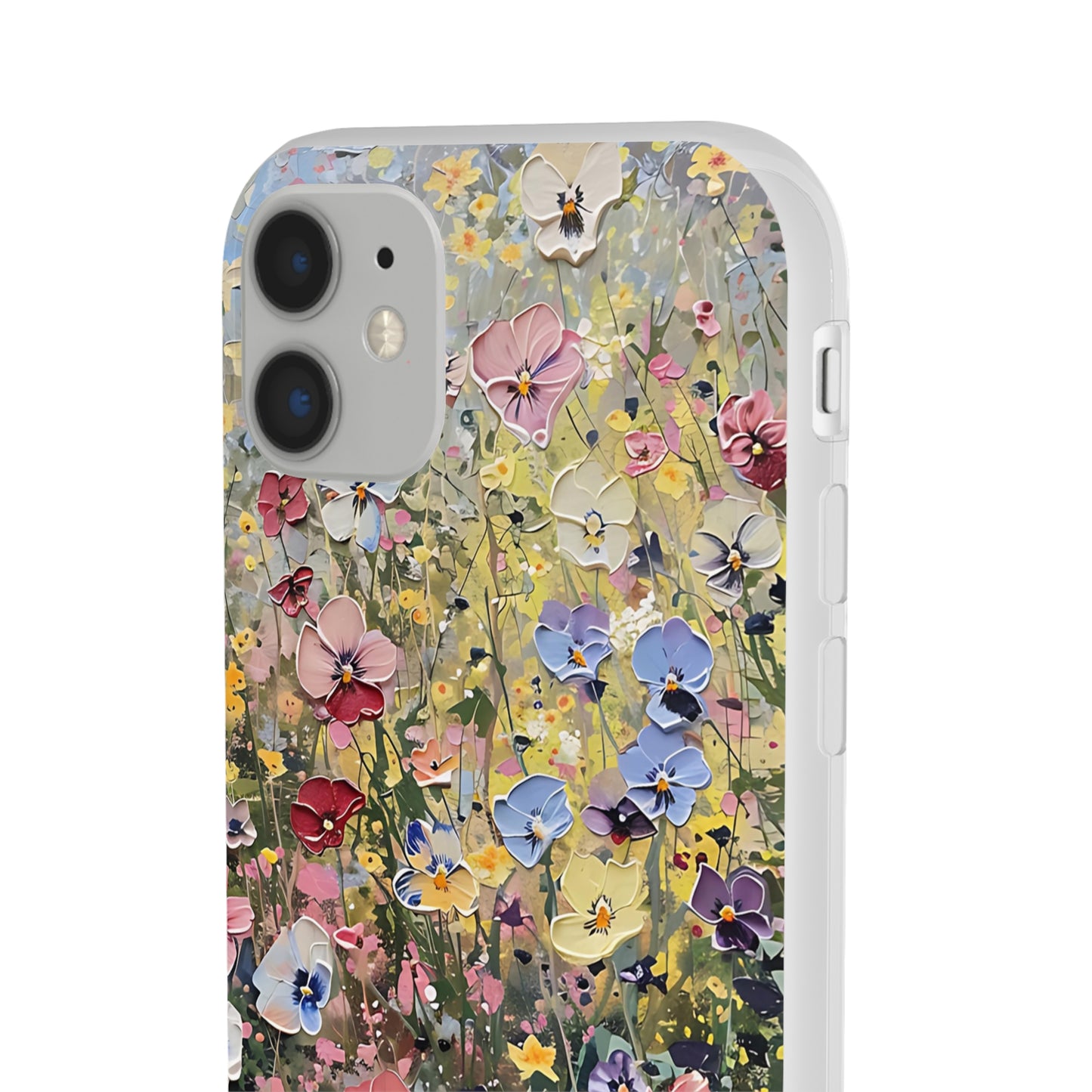 Damien Hirst Inspired Oil on Canvas Flowers | iPhone/Samsung | Slimline Phone Case