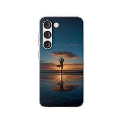 Yoga on the beach Phone Case | iPhone / Samsung