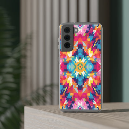 Maya Hayuk  inspired bold, colourful  pattern Phone Case