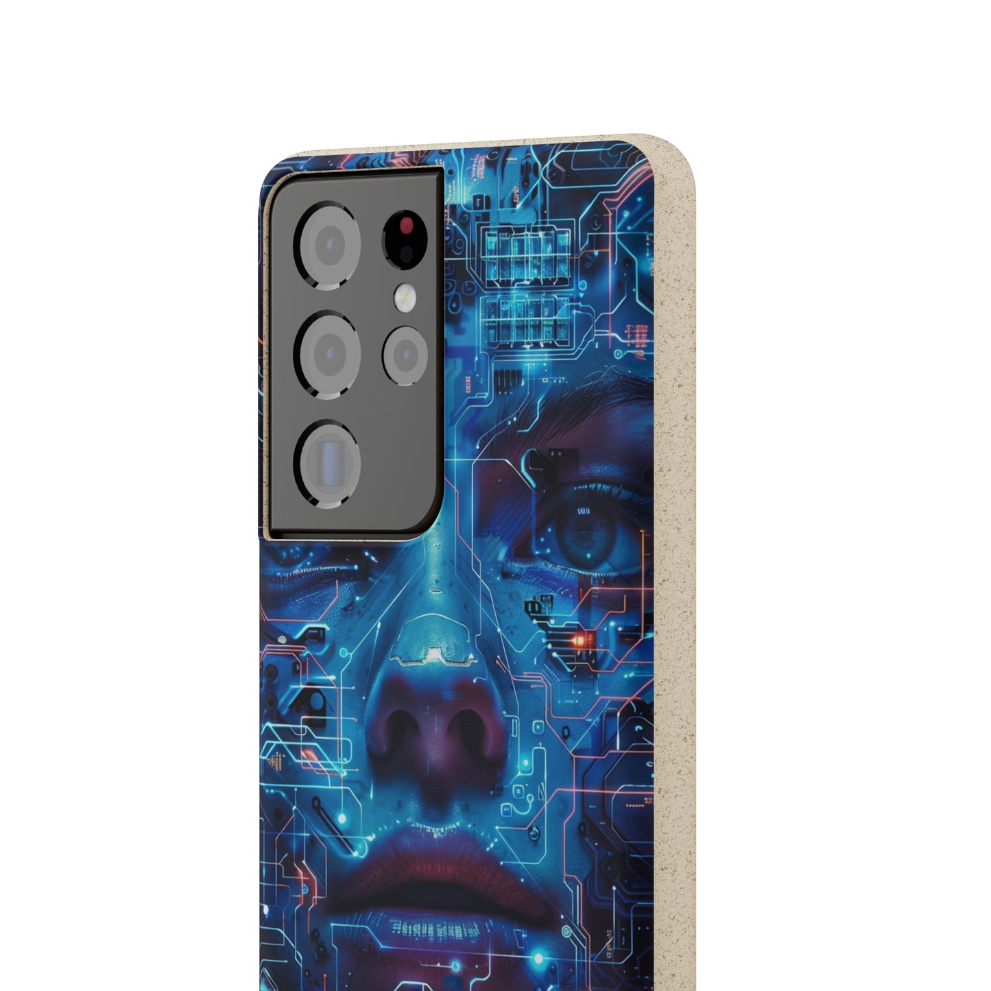 Cyberpunk woman Biodegradable Phone Case | iPhone / Samsung