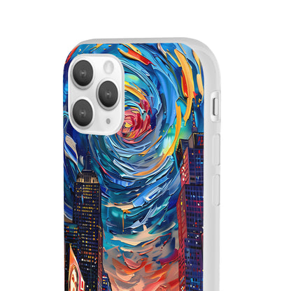 Van Gogh inspired City scene | iPhone/Samsung | Slimline Phone Case