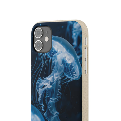 Deep Ocean Jellyfish Biodegradable Phone Case | iPhone / Samsung