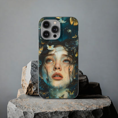 Girl under water contemporary style | iPhone/Samsung | Slimline Phone Case