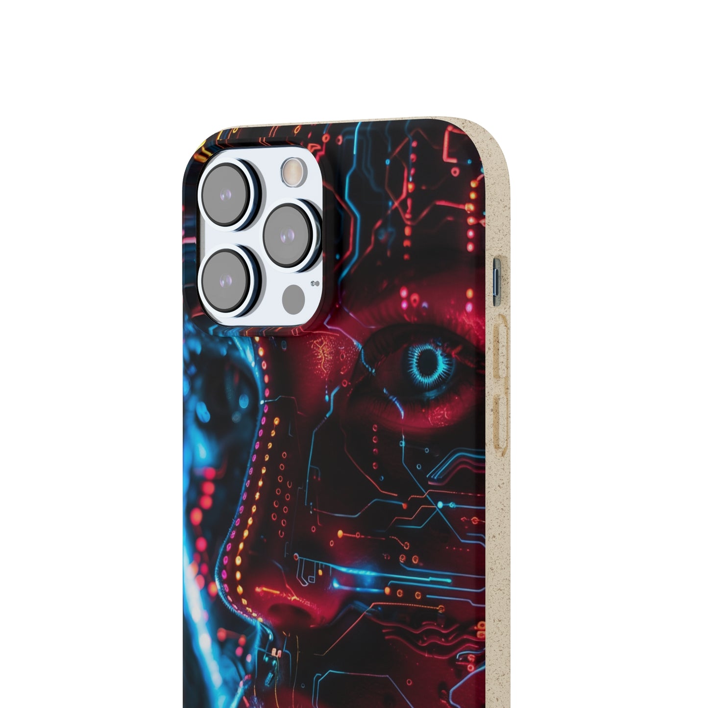 Cyberpunk woman Biodegradable Phone Case | iPhone / Samsung