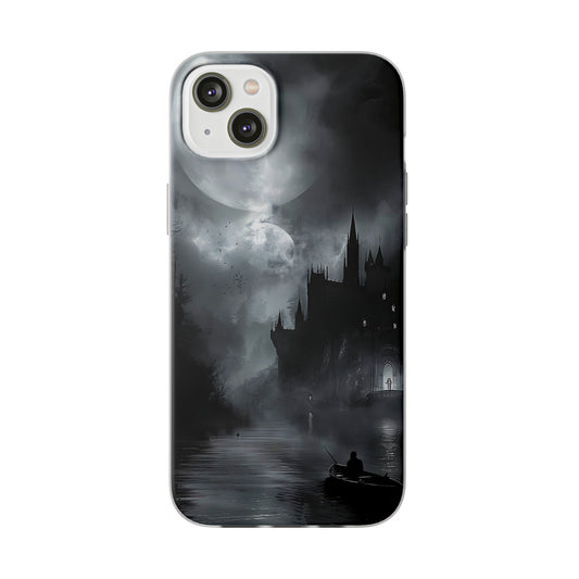 Landscape and Raven Phone Case